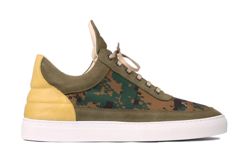 Filling Pieces Low-Top Trainer "Digi Camo"