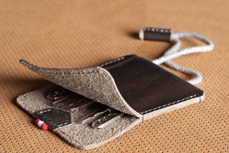 hard graft Draw Key Pouch