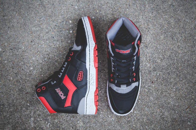 PONY M-100 Hi Black/Red