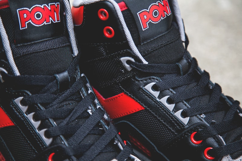PONY M-100 Hi Black/Red