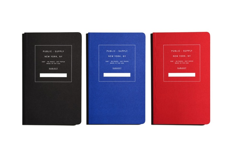 Public Supply Notebooks