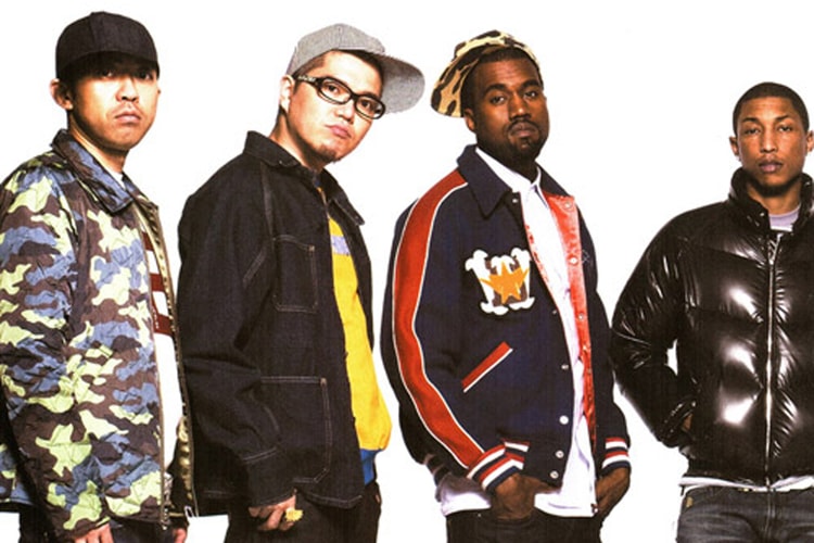 A Look Back at Pharrell, Kanye West and Big Sean Alongside NIGO in A Bathing Ape's Fall/Winter 2008 MOOK