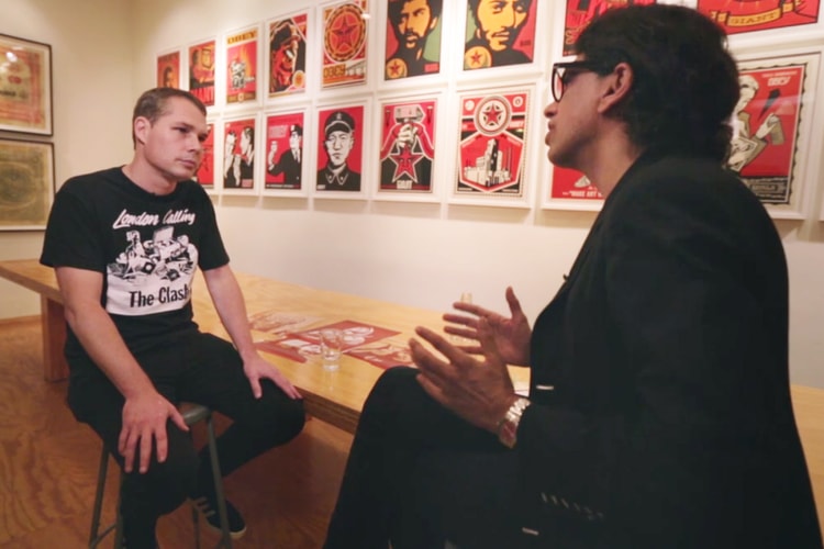 Shepard Fairey Talks About Rebel Music Series with MTV