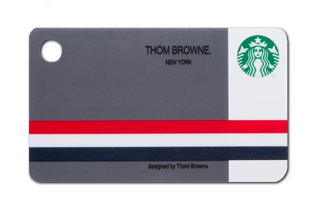 Thom Browne's Gift Card for Starbucks Japan