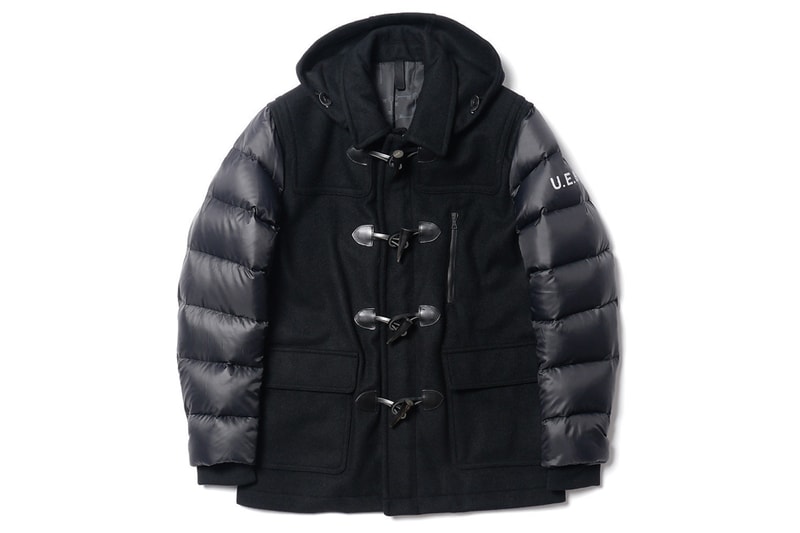 uniform experiment Down Sleeve Short Duffle Coat 