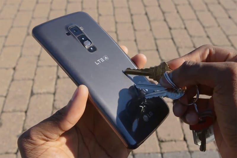 Watch the LG G Flex Heal Its Own Scratches  