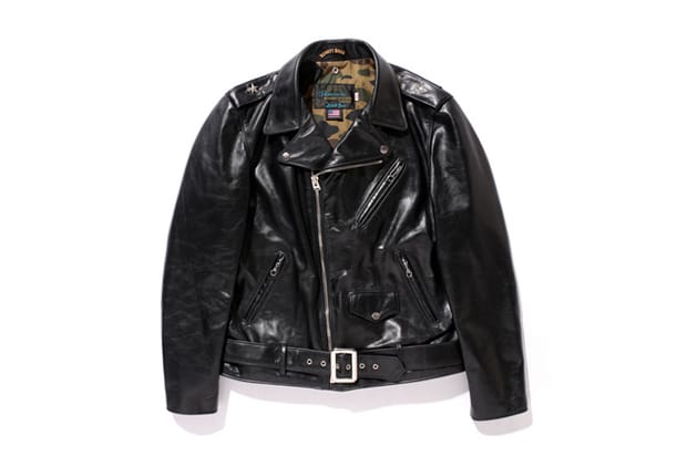 A Bathing Ape x Schott NYC One Star Riders Jacket