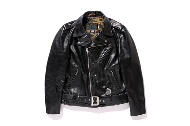 A Bathing Ape x Schott NYC One Star Riders Jacket