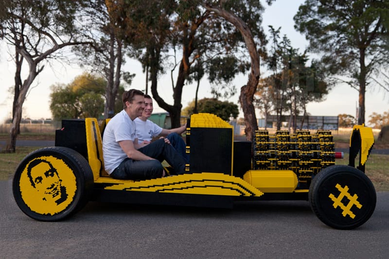 Check Out This Full-Scale, Air-Powered LEGO Hot Rod