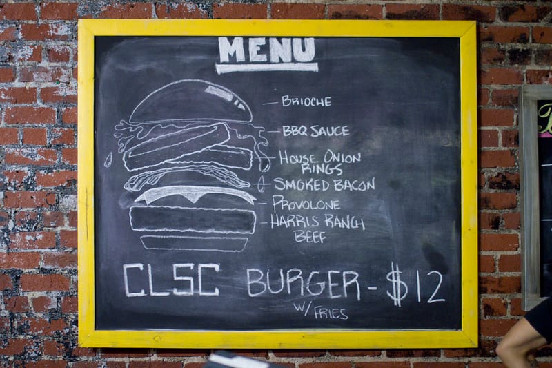 CLSC Teams Up with The Golden State on the Limited Edition "CLSC BBQ BURGER"