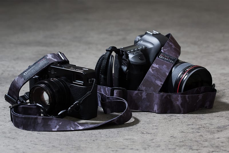 DSPTCH Black Camo Camera Slings