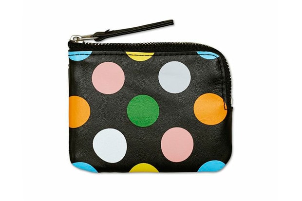 Happy Socks Black Dot Leather Wallet