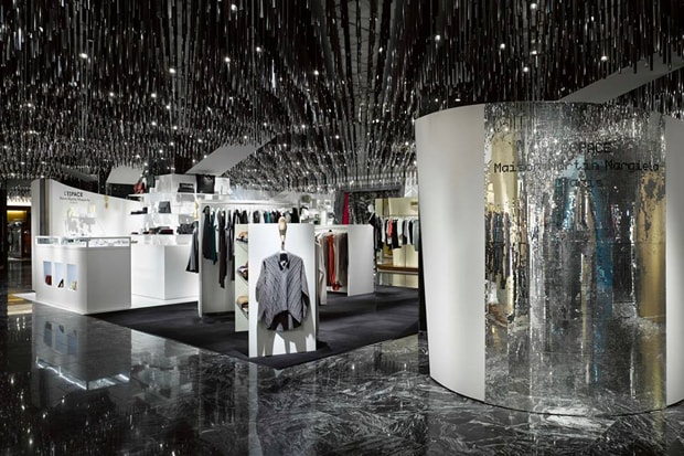 L'ESPACE Maison Martin Margiela "Cadeau" Interior at ISETAN's Shinjuku Store in Japan