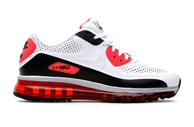 Nike Air Max 90 2014 Leather QS White/Infrared/Black