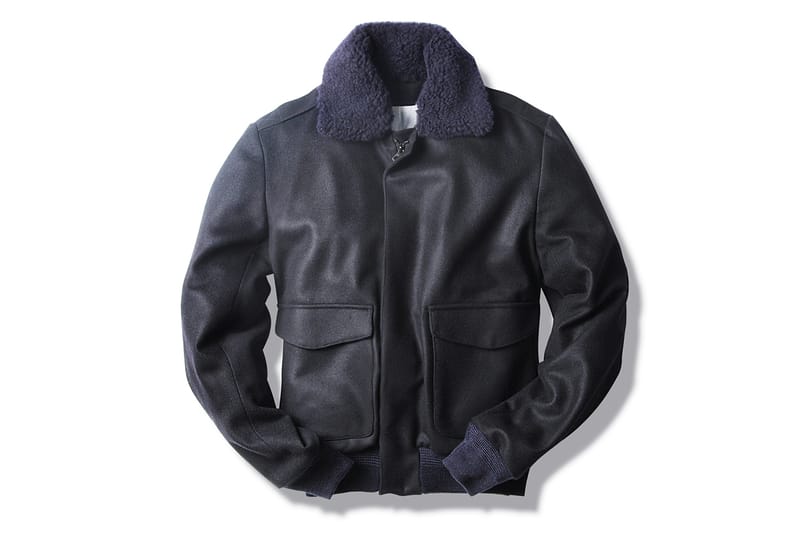 Patrik Ervell Navy/Black Aviator Jacket