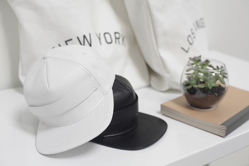 Stampd Velcro Strapped Lambskin Snapbacks