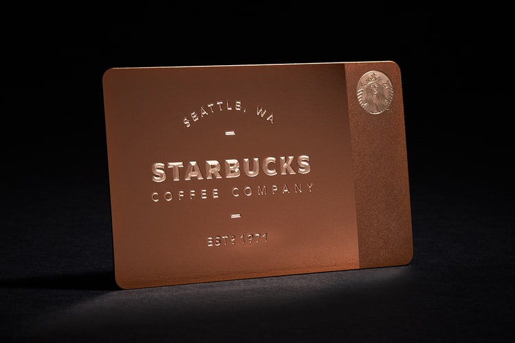 Starbucks Limited Edition Metal Gift Card for Gilt