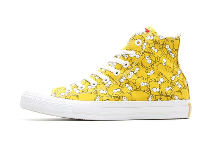 the simpsons x converse chuck taylor all star