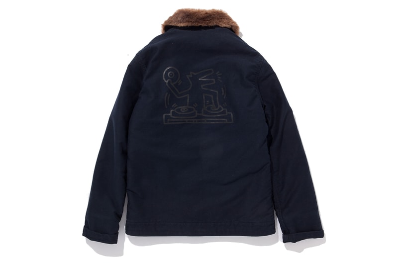 XLARGE x Keith Haring x Alpha Industries Leopard N-1 Deck Jacket