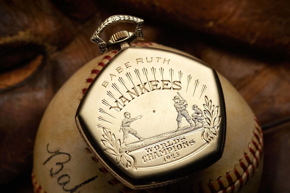 A Look At Babe Ruth S 1923 Yankees World Series Gruen Pocket Watch Hypebeast