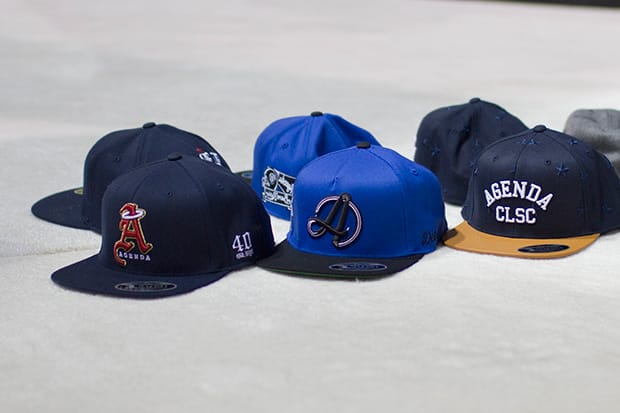Agenda x Flexfit Hat 2014 Collection featuring Burn Rubber, 40 OZ NYC, CLSC and Basecamp
