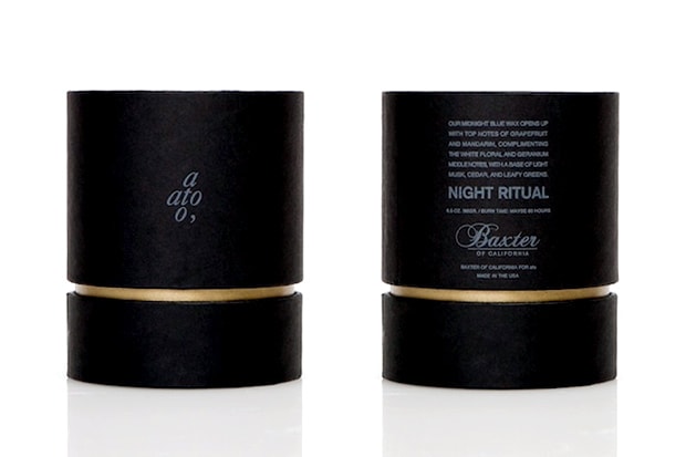 ato x Baxter of California "Night Ritual" Scented Candle