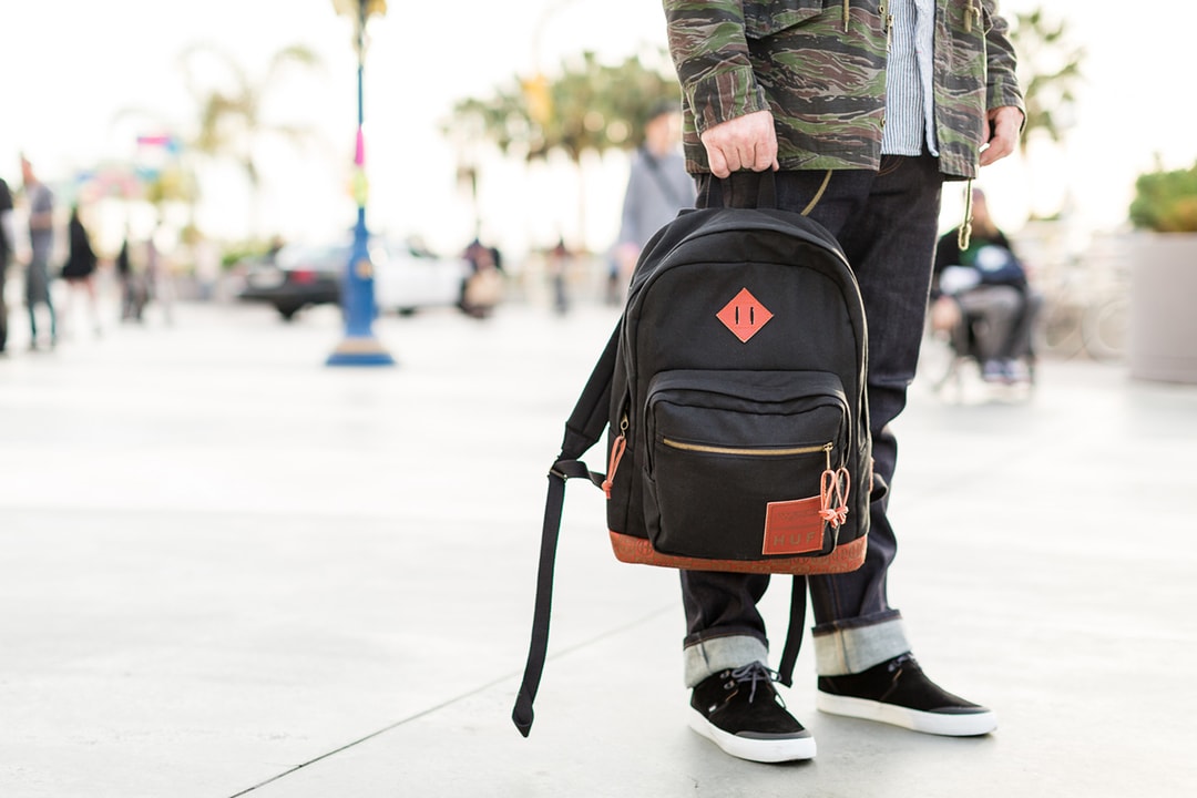 huf x jansport backpack RIGHT PACK designed take on the iconic Super Break pack Jansport Cross Town Plus Backpack