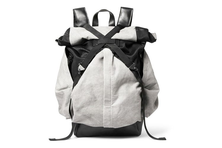 Christopher Raeburn Aruck Leather and Canvas Backpack