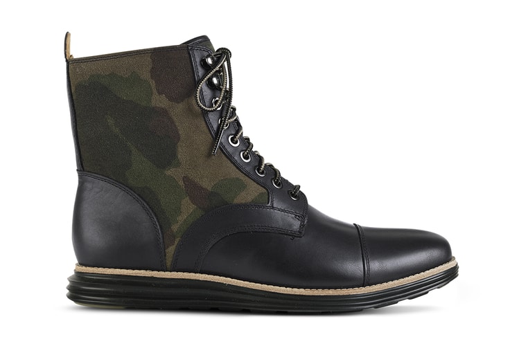 Cole Haan 2014 Spring LunarGrand Camouflage Lace Boot