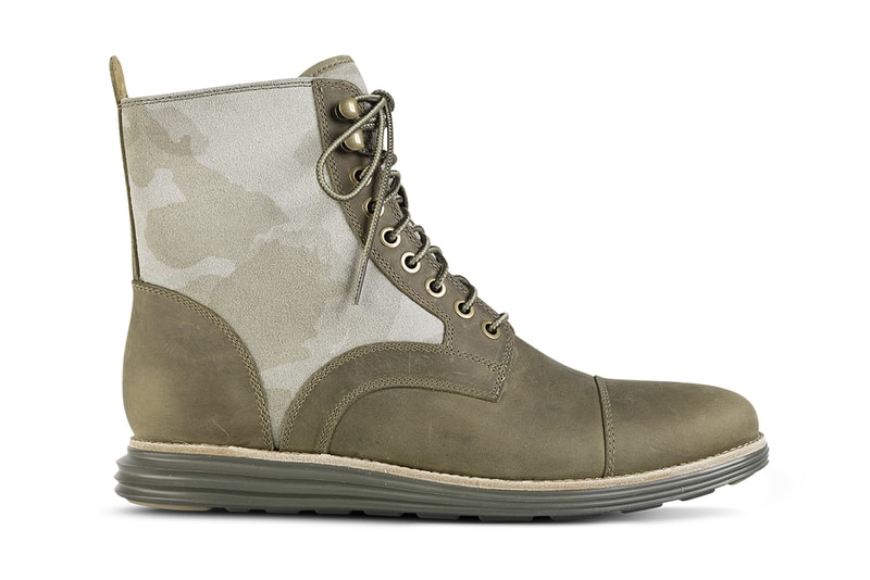 Cole Haan 2014 Spring LunarGrand Camouflage Lace Boot 
