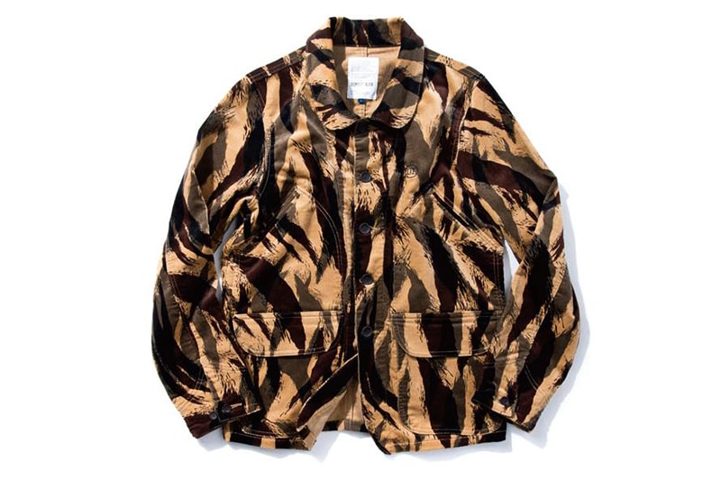 DeMarcoLab TIGER CAMO CORD. FIELD COAT