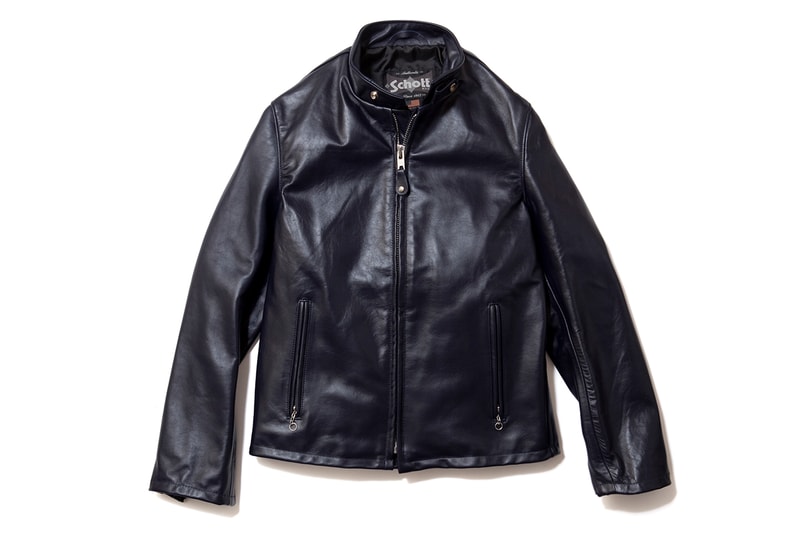 EXPANSION x Schott Cowhide Casual Racer 654 Jacket