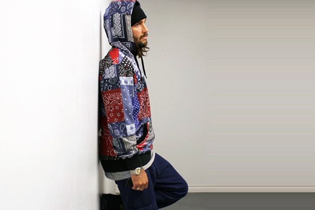 GPPR 2014 Pre-Spring Bandana Print Bandit Pullover Hoodie