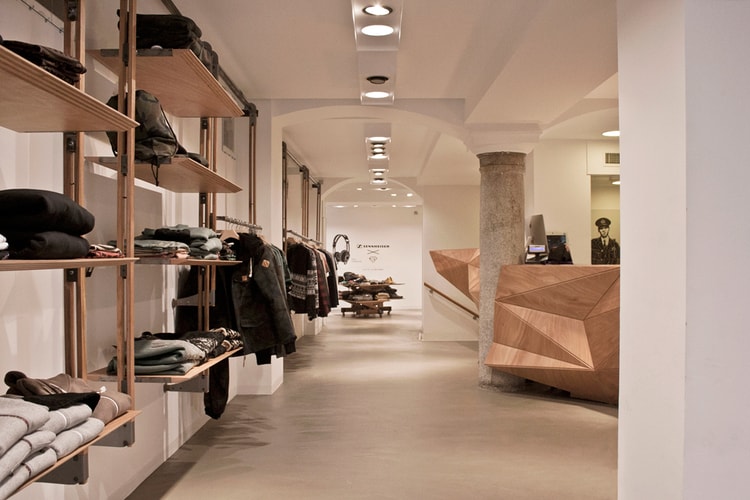 Inside the iuter Store in Milan, Italy
