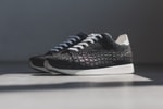 KRISVANASSCHE 2014 Spring/Summer Black Crocodile Pattern Low Sneakers