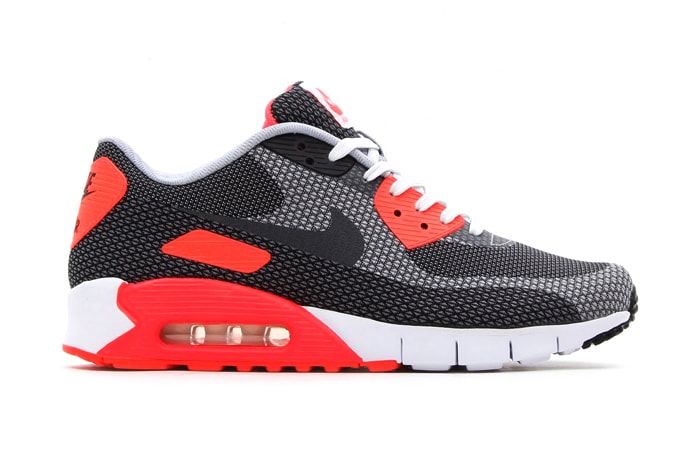 Nike Air Max 90 Jacquard White/Cool Grey-Black-Infrared
