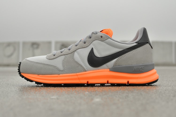 Nike Lunar Internationalist Light Base Grey/Dark Grey-Atomic Orange