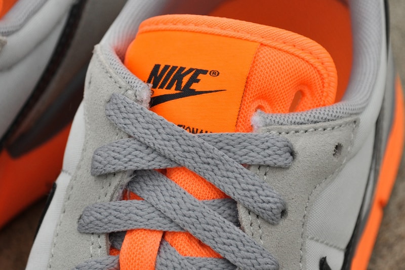 Nike Lunar Internationalist Light Base Grey/Dark Grey-Atomic Orange