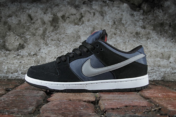Nike SB Dunk Low Pro Black/New Slate-Reflective Silver