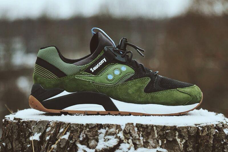Saucony 2014 Spring Grid 9000 Dark Green