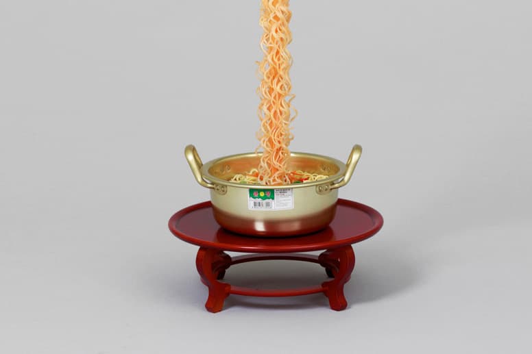 Seung Yul Oh's Unique Resin Noodle Sculptures
