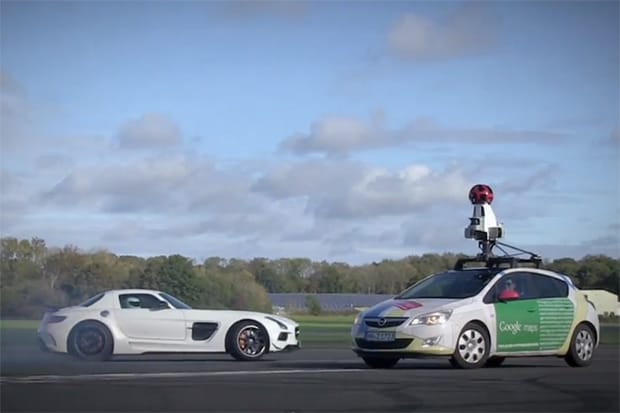Top Gear's The Stig vs. a Google Street View Car