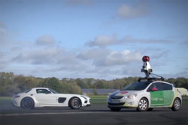 Top Gear's The Stig vs. a Google Street View Car