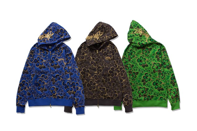 Stussy 2014 Spring/Summer Gold Flake Full Zip Hoodie