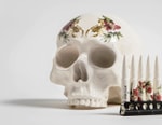 THRILLS x Dan Elborne "Skull & Bullets" Porcelain Sculptures