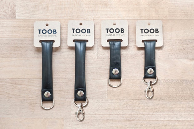 TOOB Recycled Innertube Keychains