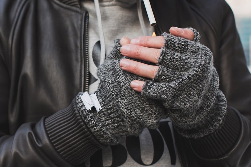 Upstate Stock Ragg Wool Fingerless Glove