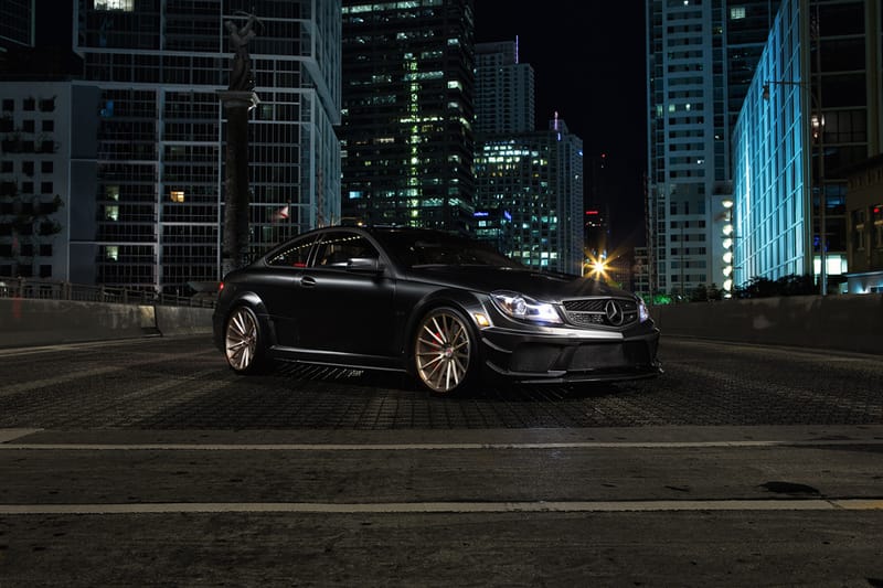 The Vossen Precision Series Meets the Mercedes-Benz C63 AMG Black