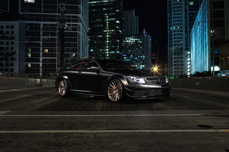 The Vossen Precision Series Meets the Mercedes-Benz C63 AMG Black