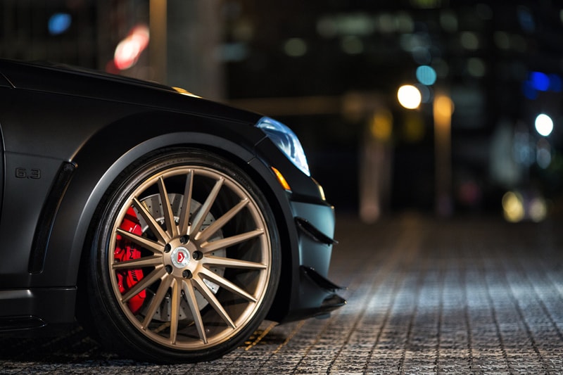 The Vossen Precision Series Meets the Mercedes-Benz C63 AMG Black